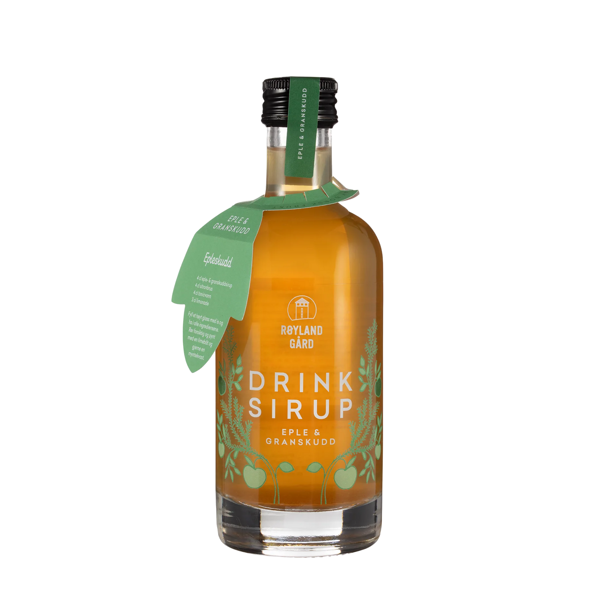 Drinksirup Eple & granskudd – 250 ml Røyland Gård