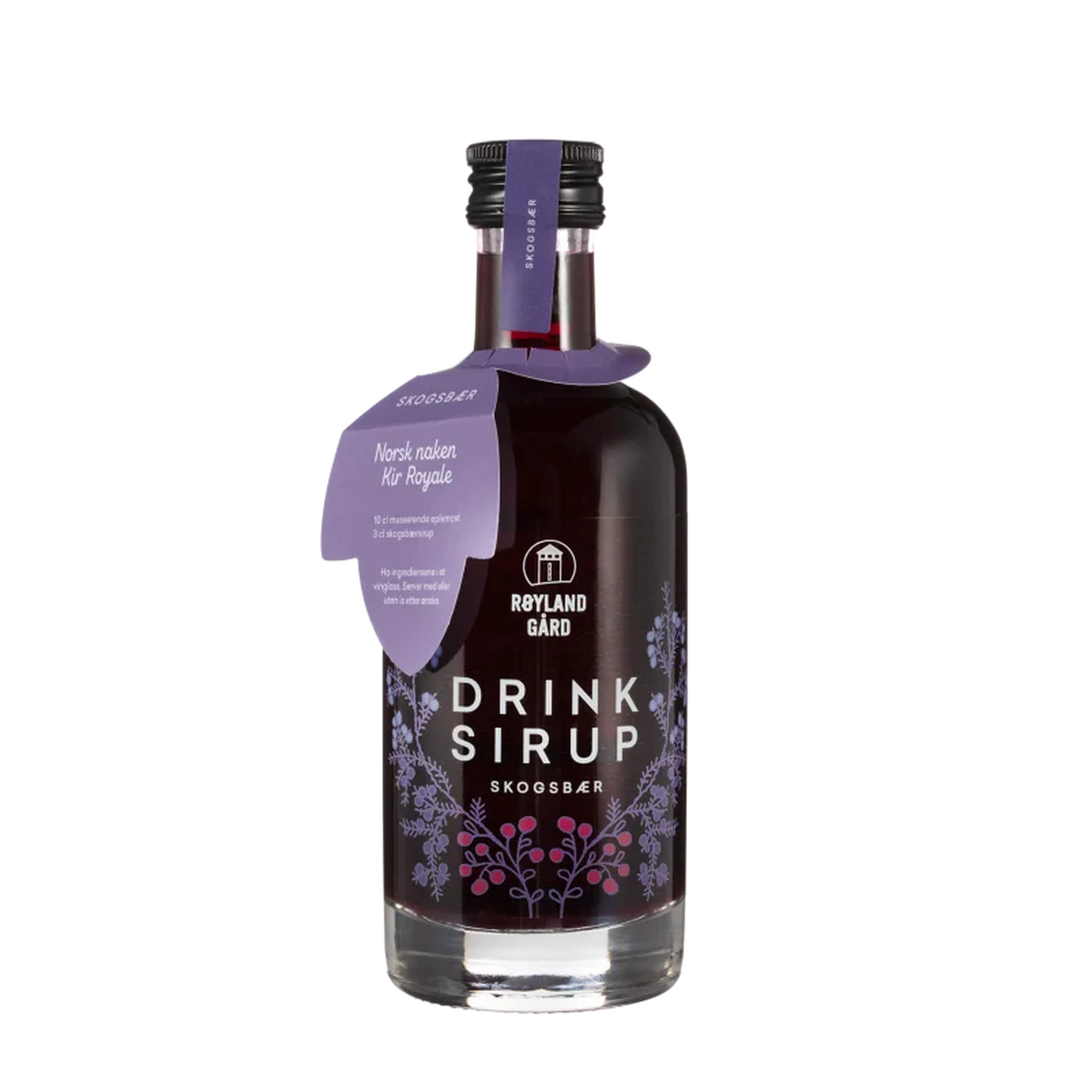 Drinksirup Skogsbær – 250 ml | Røyland Gård