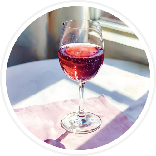 Cocktailen Skogsbærspritz med Drinksirup Skogsbær